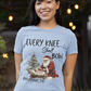 EVERY KNEE SHALL BOW Fitted Christmas T-Shirt (S-2XL):  Women's Bella+Canvas 6004 - FREE SHIPPING