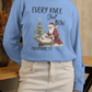 EVERY KNEE SHALL BOW Heavy Weight Christmas Long Sleeve T-Shirt (S-2XL):  Women's Gildan 2400 - FREE SHIPPING