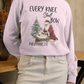 EVERY KNEE SHALL BOW Heavy Weight Christmas Long Sleeve T-Shirt (S-2XL):  Women's Gildan 2400 - FREE SHIPPING
