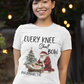 EVERY KNEE SHALL BOW Fitted Christmas T-Shirt (S-2XL):  Women's Bella+Canvas 6004 - FREE SHIPPING