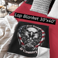 FOR GOD & COUNTRY Light Weight Patriotic Christian Velveteen Plush Blanket (3 sizes available) - FREE SHIPPING