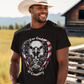 FOR GOD & COUNTRY Patriotic Christian T-Shirt (S-5XL):  Men's Medium Weight Gildan 5000 - FREE SHIPPING