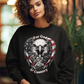 FOR GOD & COUNTRY Heavy Weight Patriotic Christian Sweatshirt (S-5XL):  Women's Gildan 18000 - FREE SHIPPING