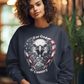 FOR GOD & COUNTRY Heavy Weight Patriotic Christian Sweatshirt (S-5XL):  Women's Gildan 18000 - FREE SHIPPING