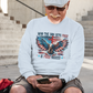 . FREE INDEED Heavy Weight Patriotic Christian Long Sleeve T-Shirt (S-2XL):  Men's Gildan 2400 - FREE SHIPPING