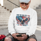 . FREE INDEED Heavy Weight Patriotic Christian Long Sleeve T-Shirt (S-2XL):  Men's Gildan 2400 - FREE SHIPPING