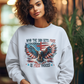FREE INDEED Heavy Weight Patriotic Christian Sweatshirt (S-5XL):  Women's Gildan 18000 - FREE SHIPPING