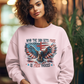 FREE INDEED Heavy Weight Patriotic Christian Sweatshirt (S-5XL):  Women's Gildan 18000 - FREE SHIPPING
