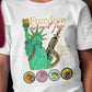 FREEDOM IS NOT FREE Classic Patriotic Military T-Shirt (S-5XL):  Women's Medium Weight Gildan 5000 - FREE SHIPPING