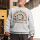 The GREATEST GIFT OF ALL Heavy Weight Christmas Sweatshirt (S-5XL):  Men's Gildan 18000 - FREE SHIPPING