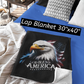 GOD BLESS AMERICA Light Weight Patriotic Christian Velveteen Plush Blanket (3 sizes available) - FREE SHIPPING