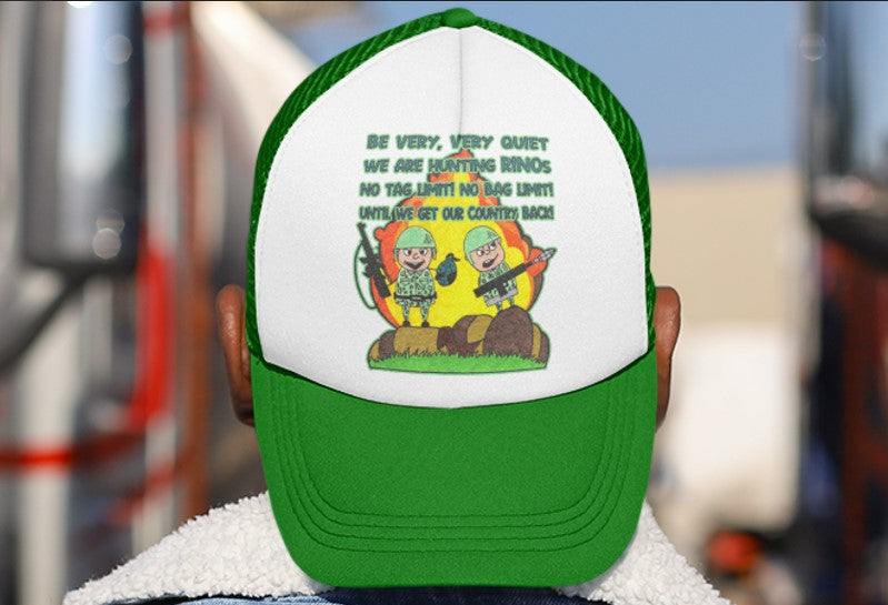 .. HUNTING RINOs Trucker Hat - FREE SHIPPING