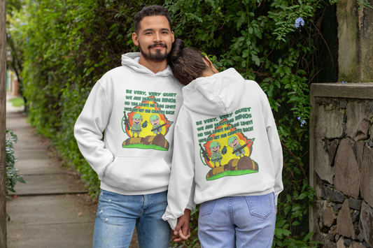 HUNTING RINOs Heavy Weight Patriotic Military Hoodie (S-5XL):  Men's & Women's Gildan 18500 - FREE SHIPPING
