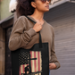 JUST KNEEL Patriotic Christian 100% Polyester Tote Bag (3 sizes) - FREE SHIPPING