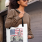 JUST KNEEL Patriotic Christian 100% Polyester Tote Bag (3 sizes) - FREE SHIPPING