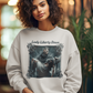 LADY LIBERTY DOWN Heavy Weight Patriotic Military Sweatshirt (S-5XL):  Women's Gildan 18000 - FREE SHIPPING