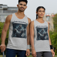 LADY LIBERTY DOWN Medium Weight Patriotic Military Tank Top (S-2XL):  Men's & Women's 5200 - FREE SHIPPING