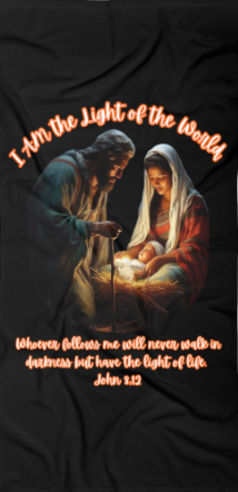 LIGHT OF THE WORLD:  X-tra Large Beach Towel (36"x72") - FREE SHIPPING