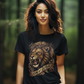 The LION OF JUDAH Semi-Fitted Christian T-Shirt (S-3XL):  Women's Gildan 5000L