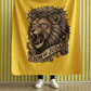 THE LION OF JUDAH Light Weight Christian Velveteen Plush Blanket (3 sizes available) - FREE SHIPPING