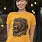 The LION OF JUDAH Fitted Christian T-Shirt (S-2XL):  Women's Bella+Canvas 6004
