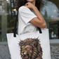 THE LION OF JUDAH Christian 100% Polyester Tote Bag (3 sizes) - FREE SHIPPING