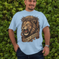. THE LION OF JUDAH Plus Size Heavy Weight Christian T-Shirt (S-5XL):  Men's Hanes Beefy-T®