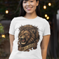 The LION OF JUDAH Fitted Christian T-Shirt (S-2XL):  Women's Bella+Canvas 6004