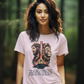 The LION OF JUDAH Semi-Fitted Christian T-Shirt (S-3XL):  Women's Gildan 5000L