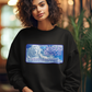 THE LION & THE LAMB Heavy Weight Patriotic Christian Sweatshirt (S-5XL):  Women's Gildan 18000