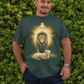 . THE LION & THE LAMB Plus Size Heavy Weight Christian T-Shirt (S-5XL):  Men's Hanes Beefy-T®