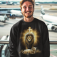 THE LION & THE LAMB Heavy Weight Christian Sweatshirt (S-5XL):  Men's Gildan 18000 - FREE SHIPPING
