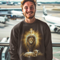 THE LION & THE LAMB Heavy Weight Christian Sweatshirt (S-5XL):  Men's Gildan 18000 - FREE SHIPPING