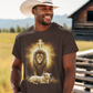 THE LION & THE LAMB Christian T-Shirt (S-5XL):  Men's Medium Weight Gildan 5000 - FREE SHIPPING