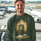 THE LION & THE LAMB Heavy Weight Christian Sweatshirt (S-5XL):  Men's Gildan 18000 - FREE SHIPPING