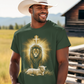 THE LION & THE LAMB Christian T-Shirt (S-5XL):  Men's Medium Weight Gildan 5000 - FREE SHIPPING