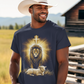 THE LION & THE LAMB Christian T-Shirt (S-5XL):  Men's Medium Weight Gildan 5000 - FREE SHIPPING