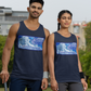 The LION & The LAMB Medium Weight Patriotic Christian Tank Top (S-2XL):  Men's & Women's 5200 - FREE SHIPPING
