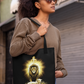 THE LION & THE LAMB Christian 100% Polyester Tote Bag (3 sizes) - FREE SHIPPING