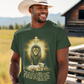 THE LION & THE LAMB Christian T-Shirt (S-5XL):  Men's Medium Weight Gildan 5000 - FREE SHIPPING