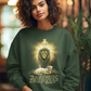 THE LION & THE LAMB Heavy Weight Christian Sweatshirt (S-5XL):  Women's Gildan 18000 - FREE SHIPPING