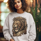 THE LION OF JUDAH Heavy Weight Christian Sweatshirt (S-5XL):  Women's Gildan 18000 - FREE SHIPPING