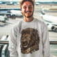 THE LION OF JUDAH Heavy Weight Christian Sweatshirt (S-5XL):  Men's Gildan 18000 - FREE SHIPPING