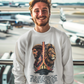 THE LION OF JUDAH Heavy Weight Christian Sweatshirt (S-5XL):  Men's Gildan 18000 - FREE SHIPPING