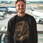 THE LION OF JUDAH Heavy Weight Christian Sweatshirt (S-5XL):  Men's Gildan 18000 - FREE SHIPPING