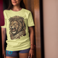 The LION OF JUDAH Classic Christian T-Shirt (S-5XL):  Women's Medium Weight Gildan 5000 - FREE SHIPPING