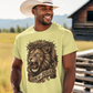THE LION OF JUDAH Christian T-Shirt (S-5XL):  Men's Medium Weight Gildan 5000 - FREE SHIPPING