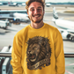 THE LION OF JUDAH Heavy Weight Christian Sweatshirt (S-5XL):  Men's Gildan 18000 - FREE SHIPPING