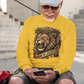 . THE LION OF JUDAH Heavy Weight Christian Long Sleeve T-Shirt (S-2XL):  Men's Gildan 2400 - FREE SHIPPING