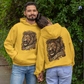 The LION OF JUDAH Heavy Weight Patriotic Christian Hoodie (S-5XL):  Men's and Women's Gildan 18500